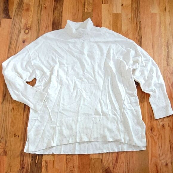 Raffaella Turtleneck Sweater Hi Low XLP - Picture 2 of 6